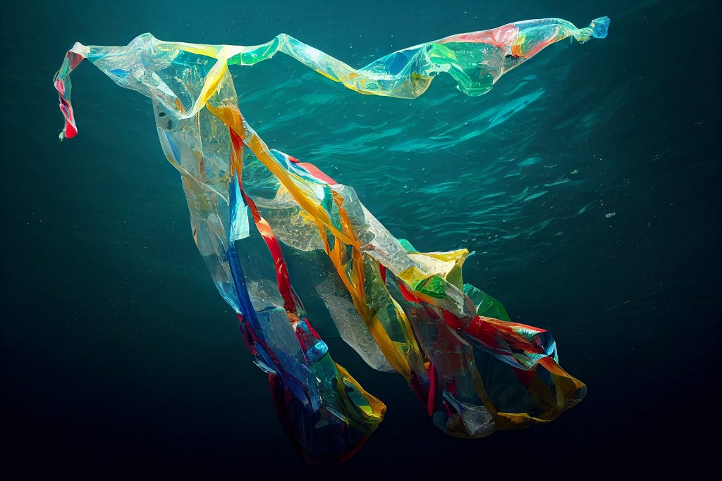 plastic waste in oceans
