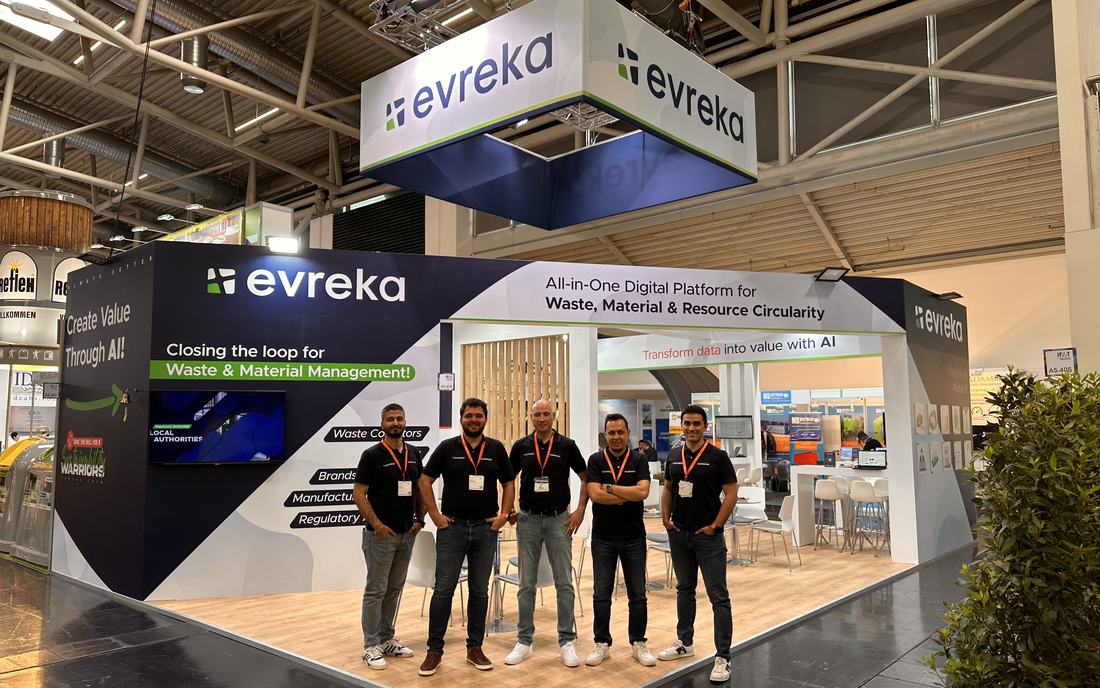 Het Evreka-team op de IFAT-stand in München