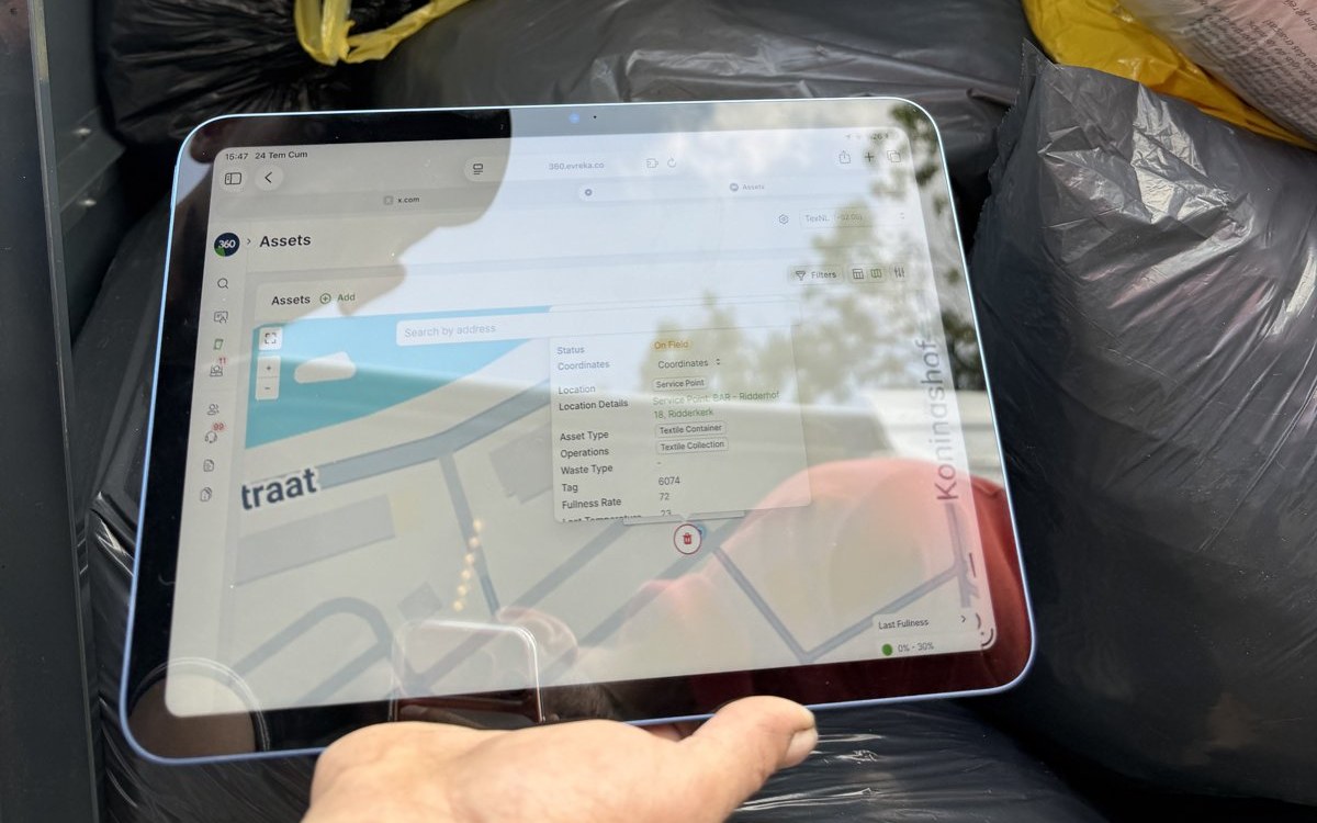 Materieel in het veld - assetmanagement software